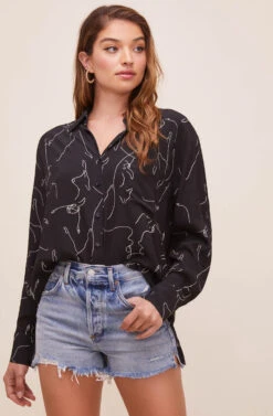 Agnes Top -Sun Gaia Dresses Shop ACT15441 BLACKBALLETSKETCH 3