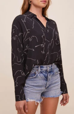 Agnes Top -Sun Gaia Dresses Shop ACT15441 BLACKBALLETSKETCH 4