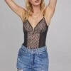 Stassi Lace Bodysuit 2 Stassi Lace Bodysuit -Sun Gaia Dresses Shop ACT15635 BLACK NUDE 3