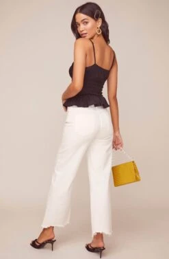 Fiona Smocked Top -Sun Gaia Dresses Shop ACT15771B BLACK 3