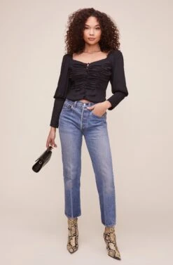 Renaissance Top 16 Renaissance Top -Sun Gaia Dresses Shop ACT16261 BLACK 1