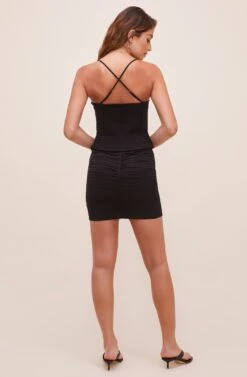 Helma Pleated Top -Sun Gaia Dresses Shop ACT16545 BLACK 3