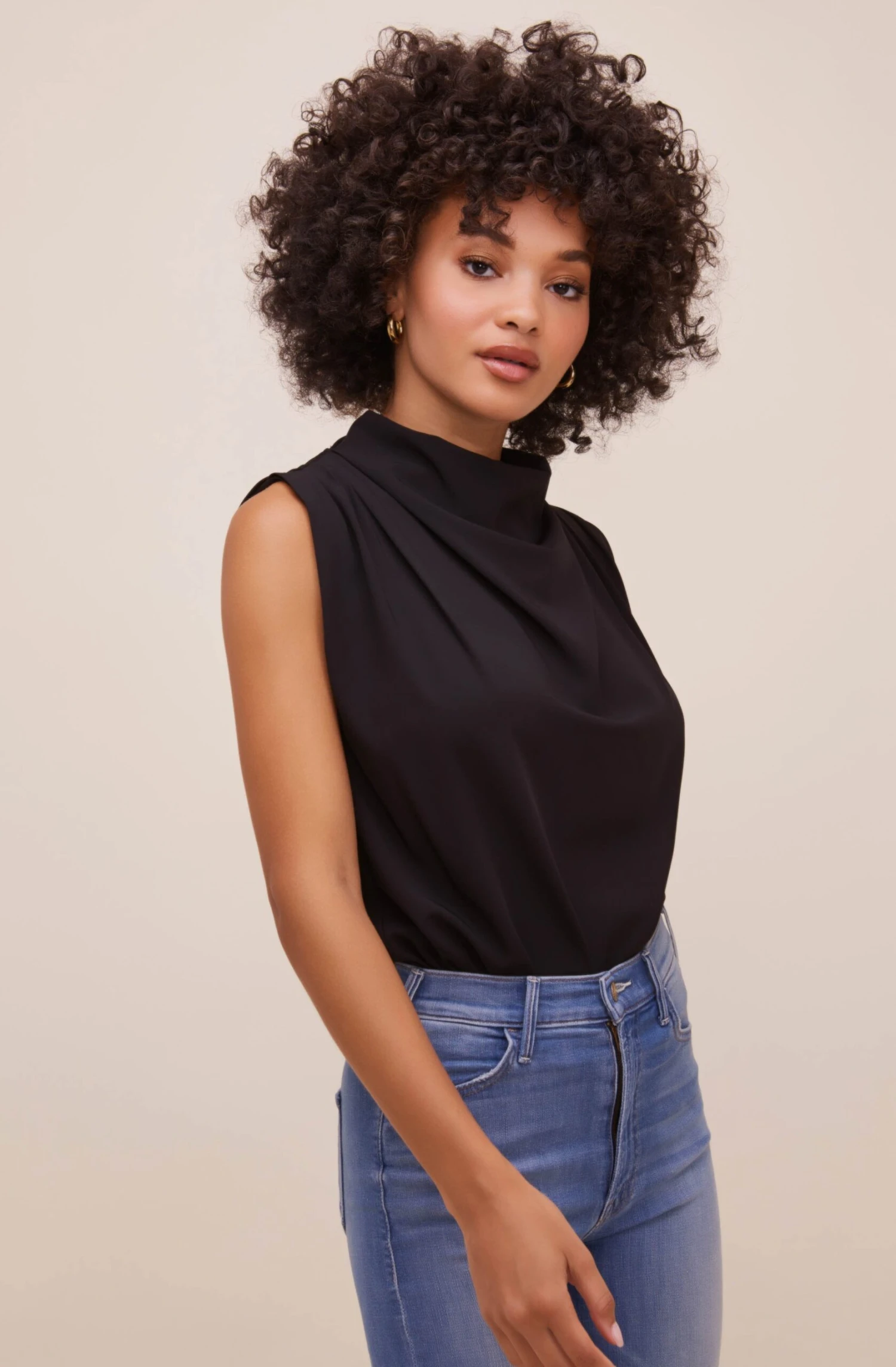 Remi Mock Neck Sleeveless Bodysuit 4 Remi Mock Neck Sleeveless Bodysuit - Image 2