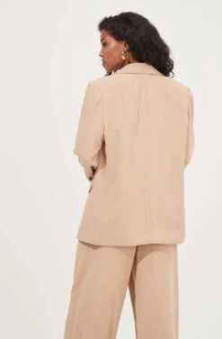 Boyfriend Oversized Blazer 13 Boyfriend Oversized Blazer -Sun Gaia Dresses Shop ACT16714B CAPPUCCINO 6