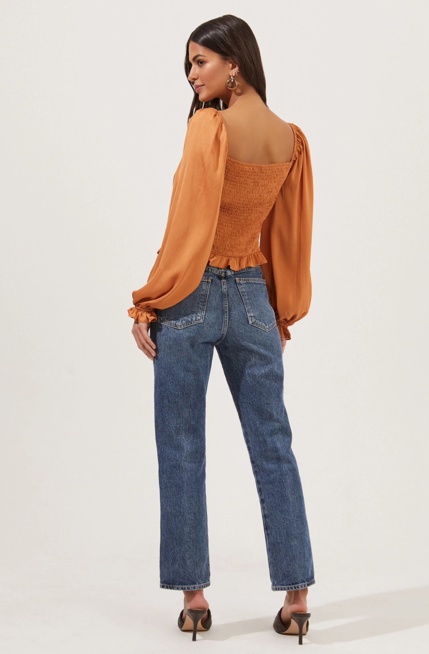 Love Song Ruched Frill Puff Sleeve Top 5 Love Song Ruched Frill Puff Sleeve Top - Image 3