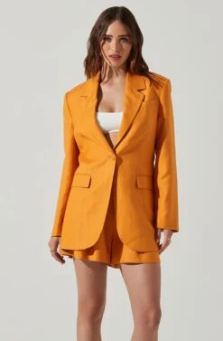 Laudine Blazer -Sun Gaia Dresses Shop ACT17526L MUSTARD 4