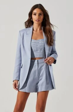 Laudine Blazer -Sun Gaia Dresses Shop ACT17526L SLATEBLUE 2