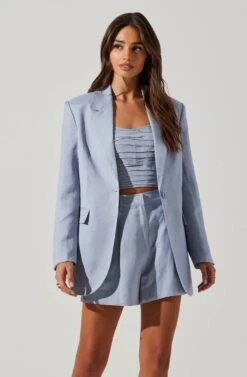 Laudine Blazer -Sun Gaia Dresses Shop ACT17526L SLATEBLUE 3