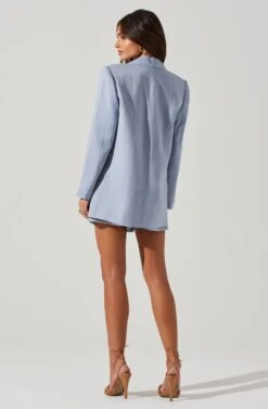 Laudine Blazer -Sun Gaia Dresses Shop ACT17526L SLATEBLUE 5