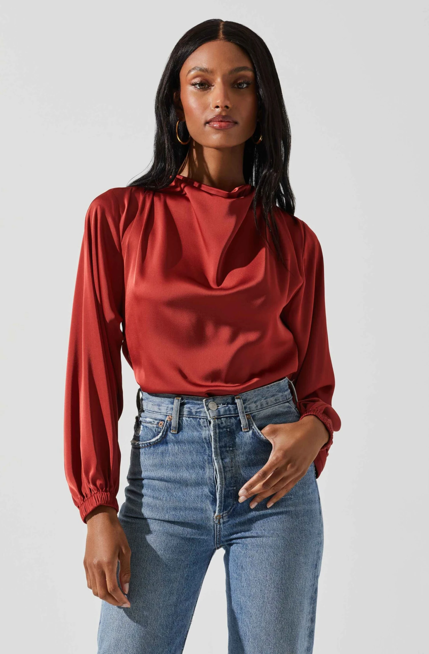 Veronica Satin Cutout Top 11 Veronica Satin Cutout Top - Image 9