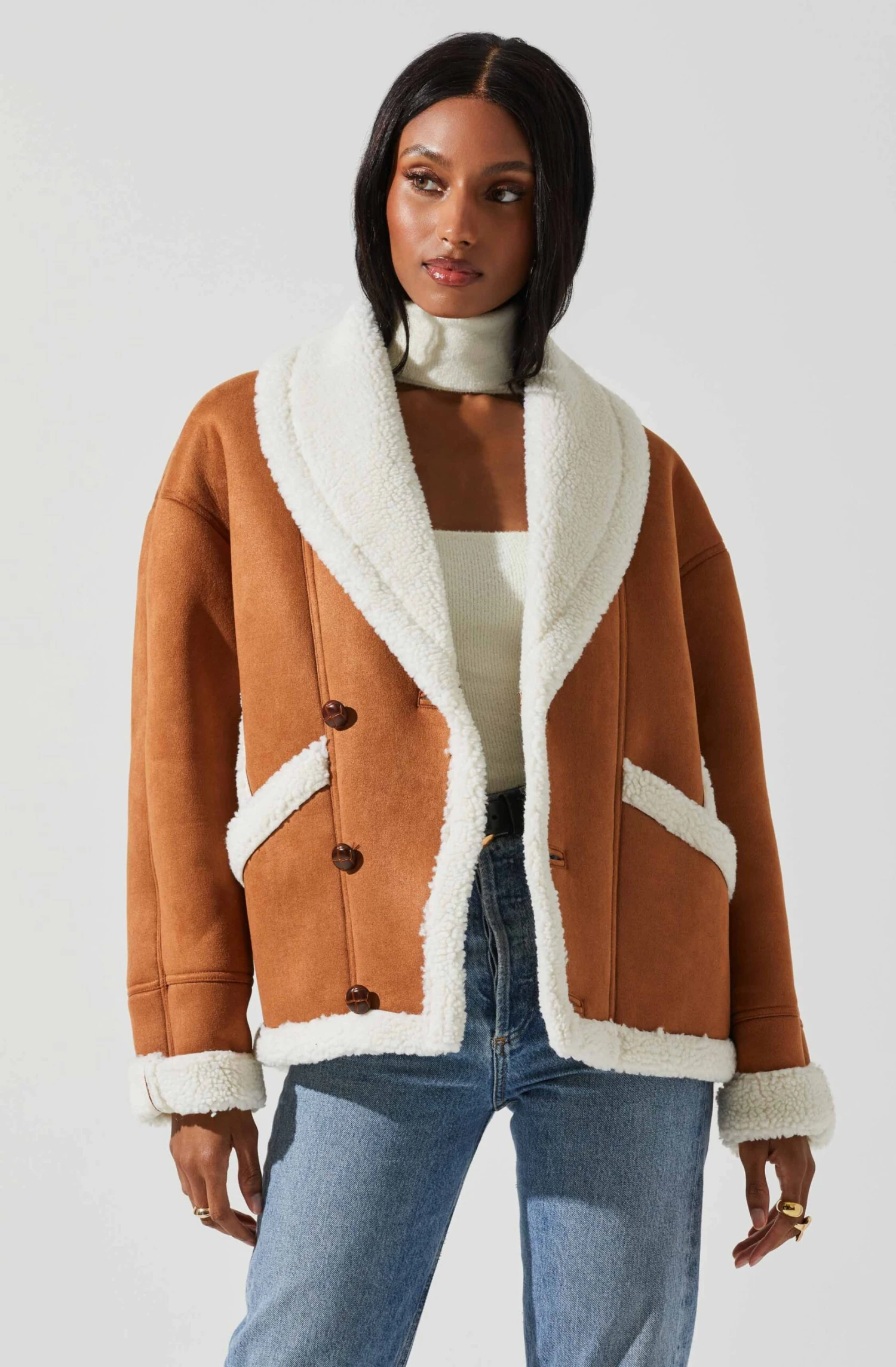 Pippa Faux Shearling Jacket 3 Pippa Faux Shearling Jacket