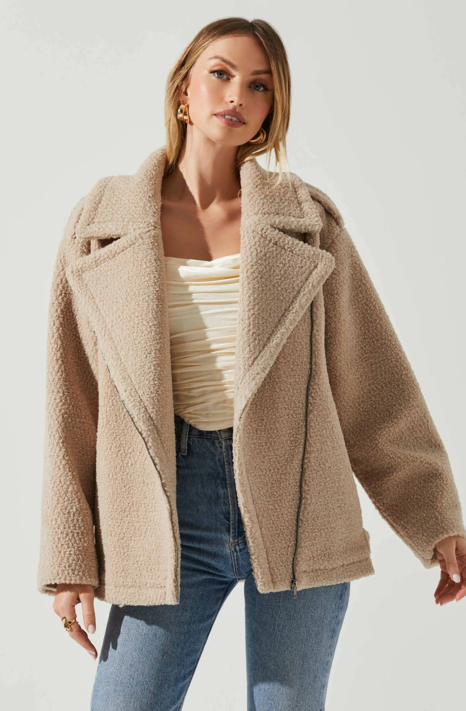 Layne Oversized Moto Jacket 3 Layne Oversized Moto Jacket