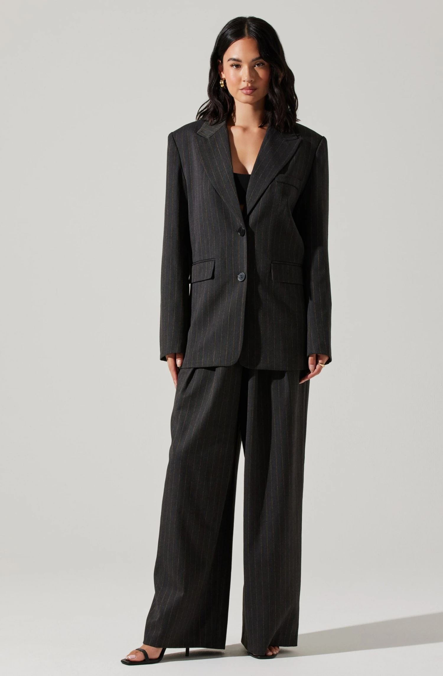 Pauline Pinstripe Oversized Blazer 5 Pauline Pinstripe Oversized Blazer - Image 3