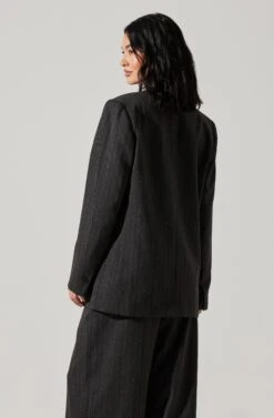 Pauline Pinstripe Oversized Blazer 11 Pauline Pinstripe Oversized Blazer -Sun Gaia Dresses Shop ACT17875WST CHARCOALSTRIPE 6