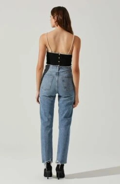 Kira Pearl Embellished Sweater Top -Sun Gaia Dresses Shop ACT17886 BLACK 6