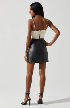 Kira Pearl Embellished Sweater Top -Sun Gaia Dresses Shop ACT17886 CREAM 5