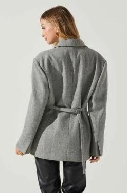 Galilea Oversized Blazer -Sun Gaia Dresses Shop ACT17892 GRAY 5