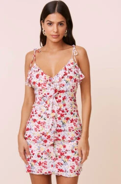 Emily Floral Dress 15 Emily Floral Dress -Sun Gaia Dresses Shop ADR100641 REDMULTIFLORAL 4
