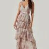 Rosana Floral Tiered Ruffle Maxi Dress