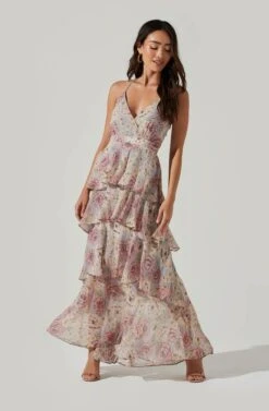 Rosana Floral Tiered Ruffle Maxi Dress -Sun Gaia Dresses Shop ADR100691 BLUENATURALFLORAL 3 3052577b 9e80 4335 b180 f15f2d78f525