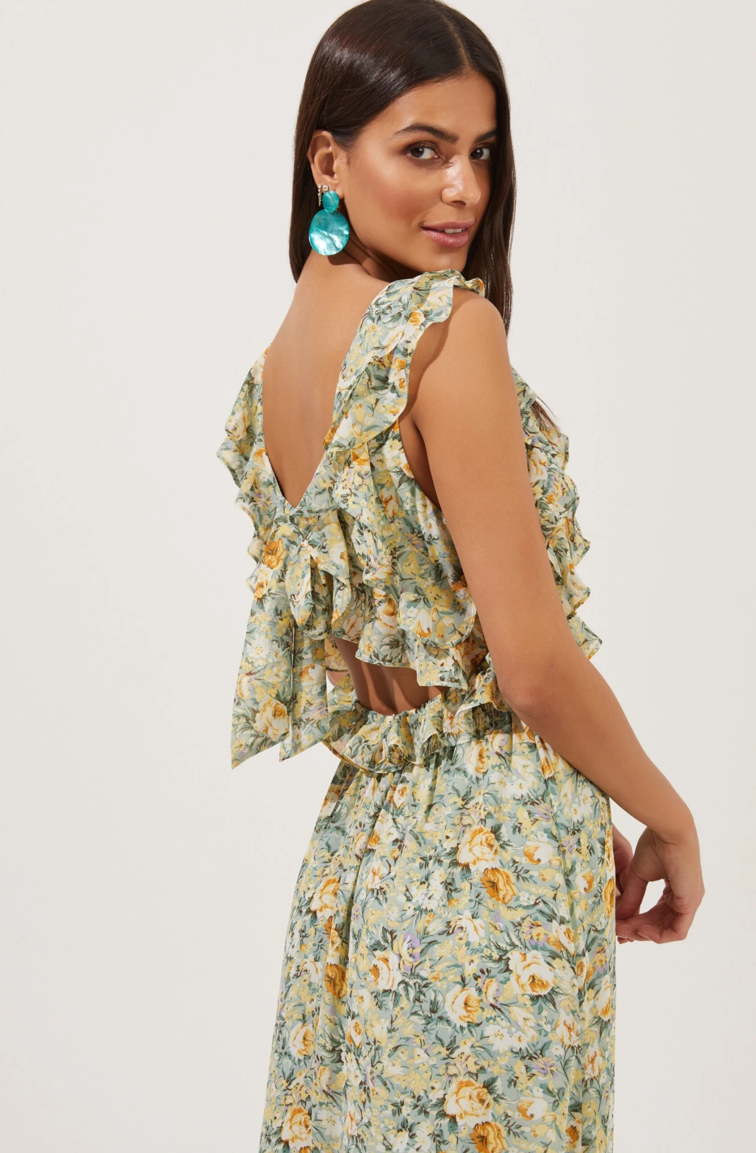 Open Tie Back Ruffle Dress 14 Open Tie Back Ruffle Dress - Image 12