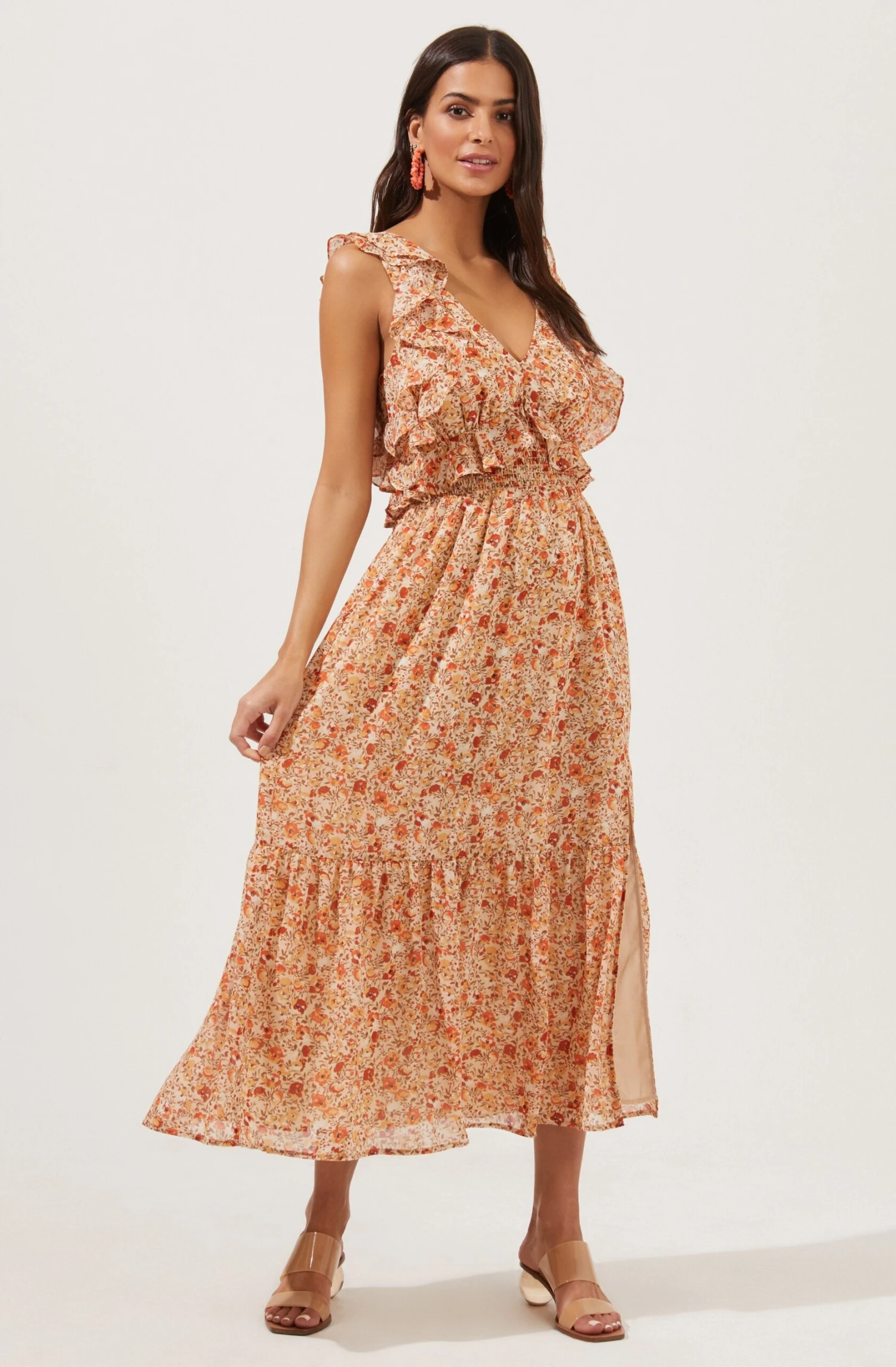 Open Tie Back Ruffle Dress 3 Open Tie Back Ruffle Dress