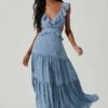 Cut Out Flutter Maxi Dress 2 Cut Out Flutter Maxi Dress -Sun Gaia Dresses Shop ADR101309 DUSTYBLUE 1229 4511f80f 7e9d 4374 8dd4 c84ce4d86f4f