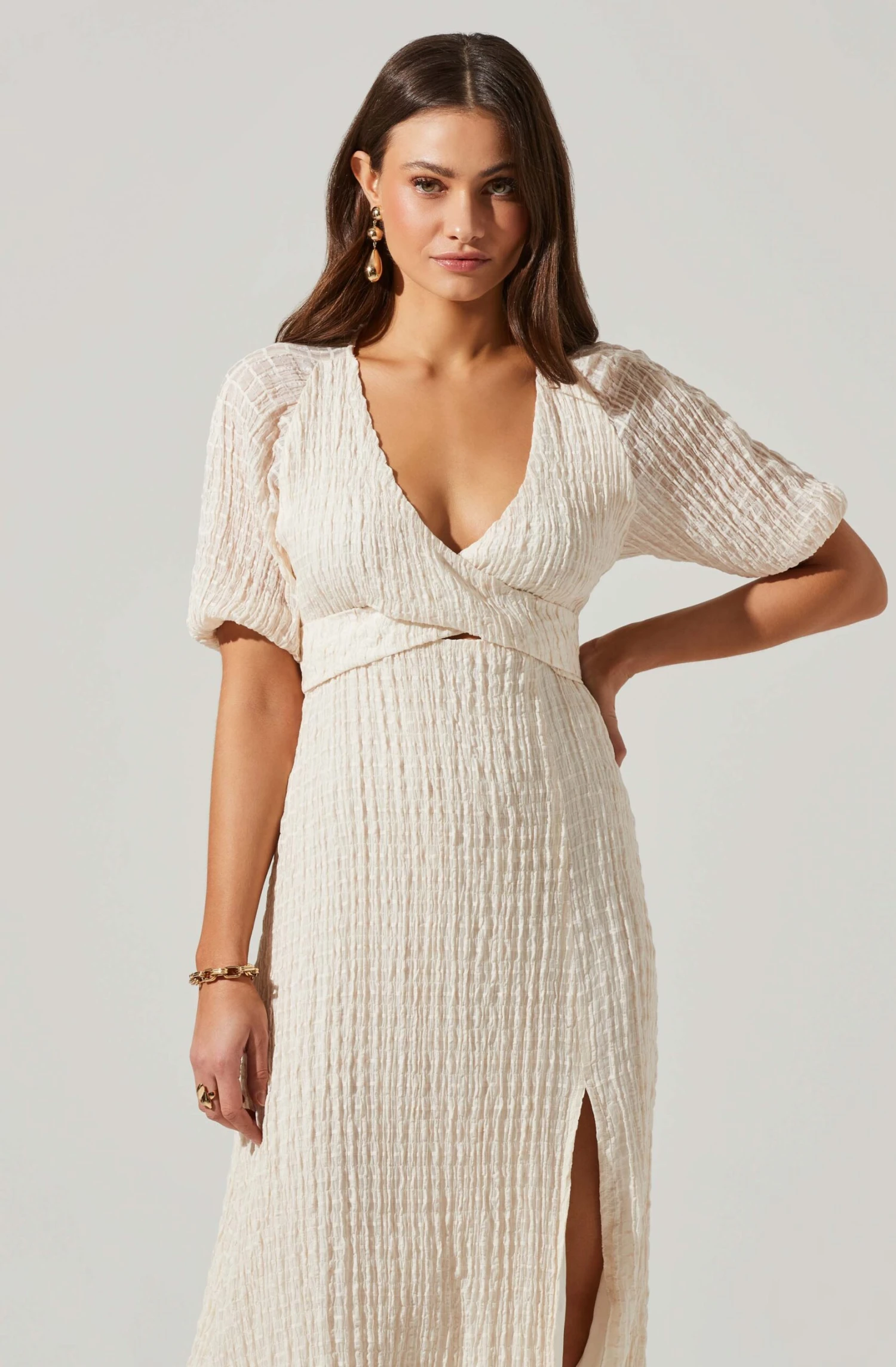Cross Bust Tie Back Midi Dress 9 Cross Bust Tie Back Midi Dress - Image 7