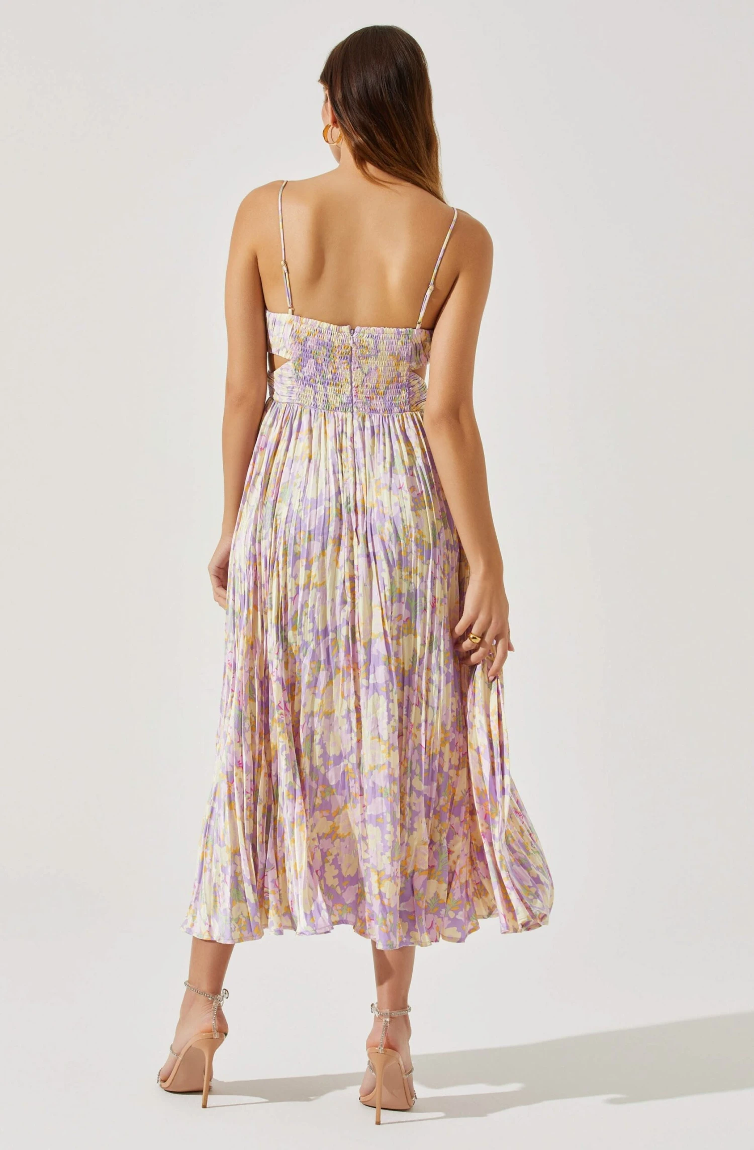 Pleated Twist Bust Midi Dress 7 Pleated Twist Bust Midi Dress - Image 5