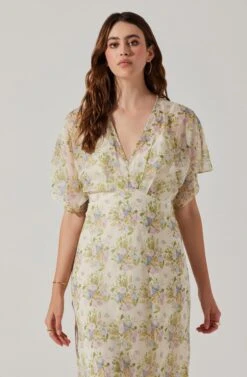 Sun Gaia Dresses Shop -Sun Gaia Dresses Shop ADR101803 CREAMMULTIFLORAL 4