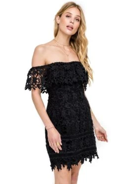 Lace Off Shoulder Dress