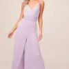 Plisse Jumpsuit -Sun Gaia Dresses Shop AP7083 LILAC 1A