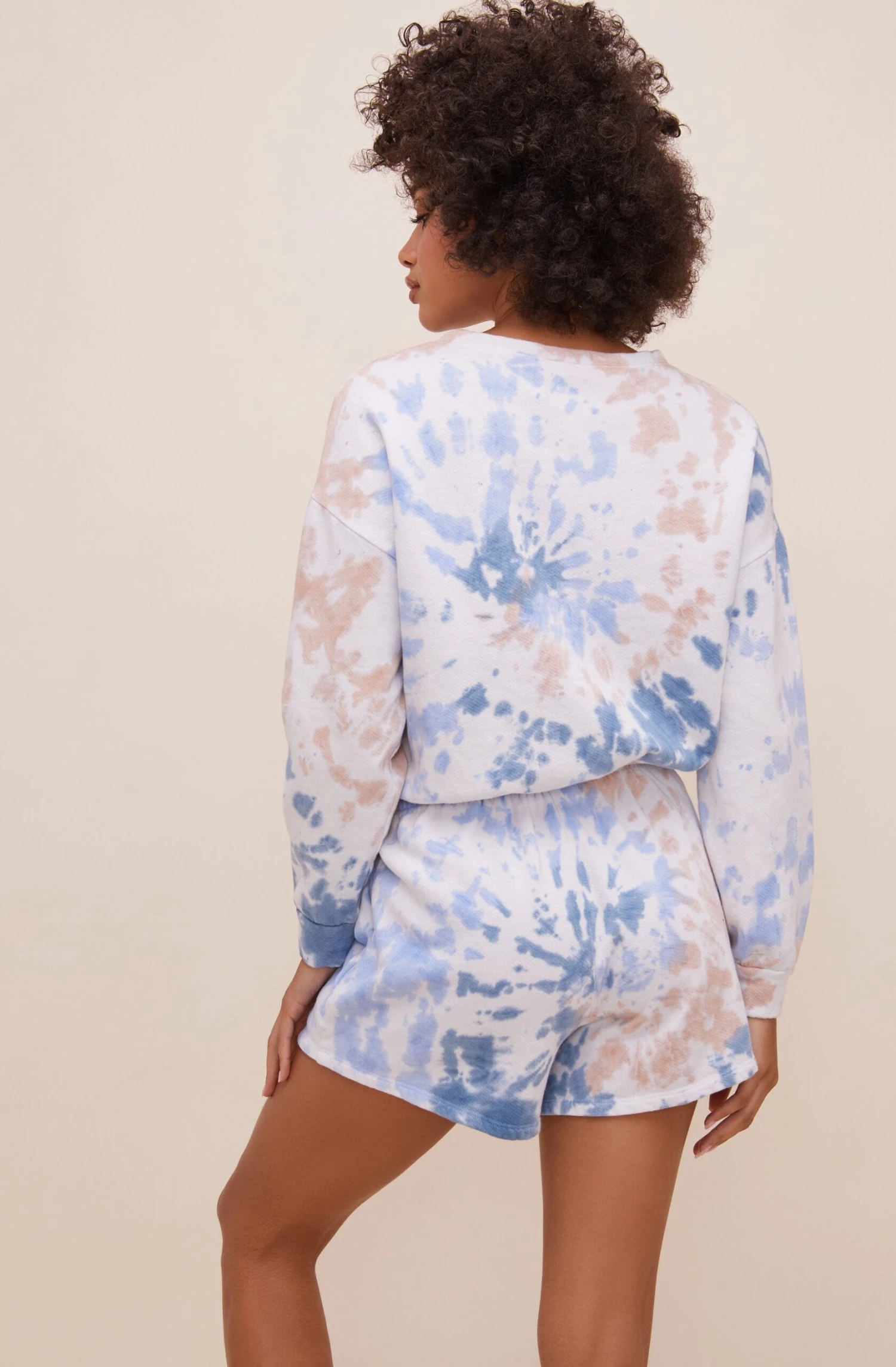 Prism Tie Dye Sweatshort 5 Prism Tie Dye Sweatshort - Image 3