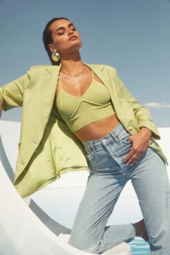 Seneca Ribbed Knit Cropped Bralette -Sun Gaia Dresses Shop ASTR SPR22 PT1 1838 8b1ec3a7 15eb 47db 8f10 b4776bb0f3a5