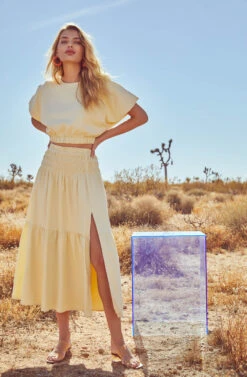 Perfect Oasis Tiered Midi Skirt -Sun Gaia Dresses Shop ASTR SUM21 PT1 0642 edited