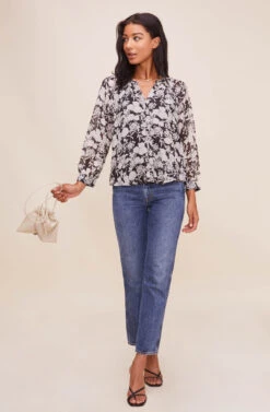 Bermuda Top -Sun Gaia Dresses Shop AT16262 BLACKCREAMFLORAL 1