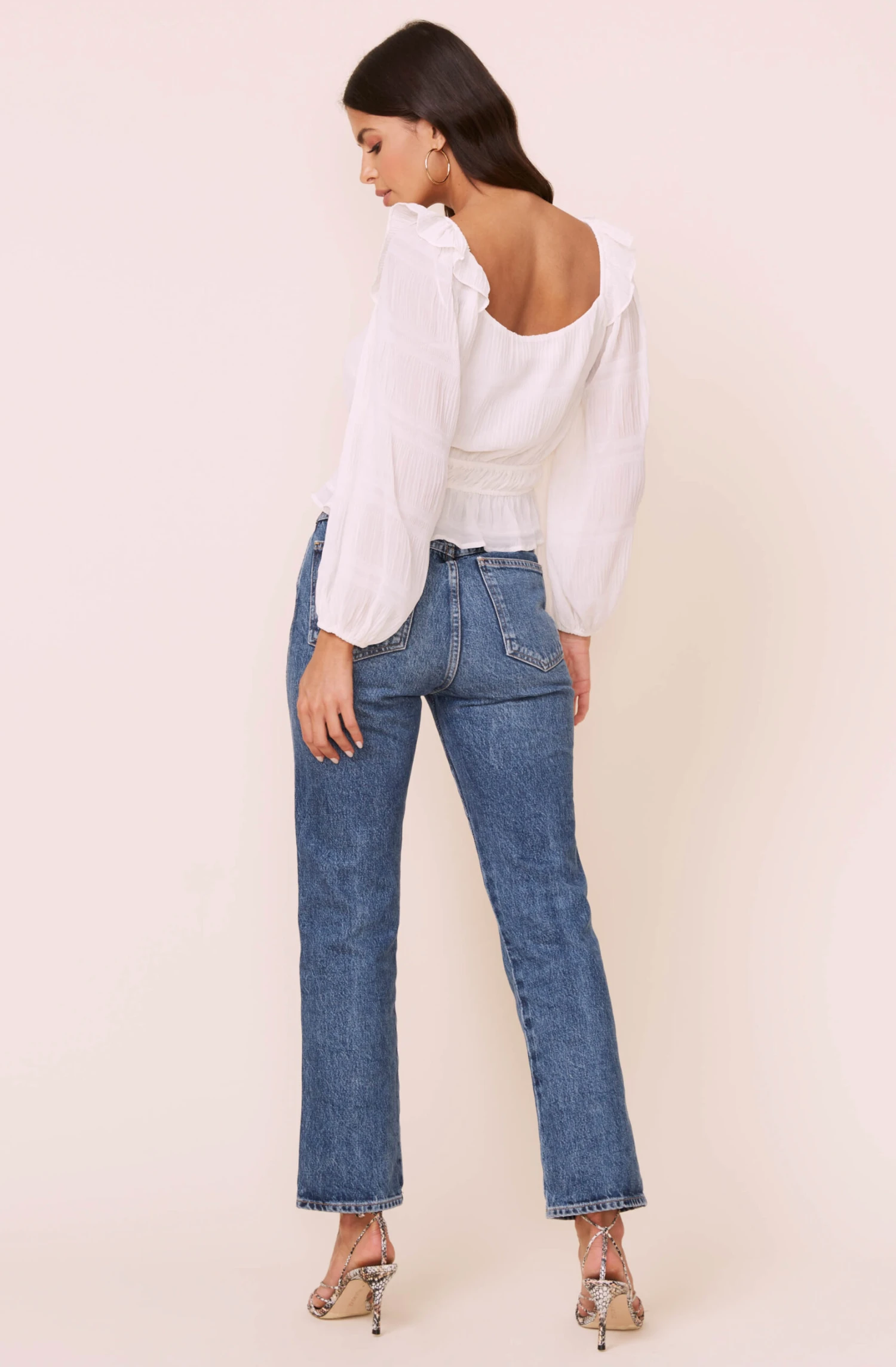 Long Sleeve Crinkle Top 6 Long Sleeve Crinkle Top - Image 4