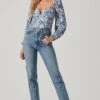 Floral V Wire Printed Long Sleeve Top 1 Floral V Wire Printed Long Sleeve Top -Sun Gaia Dresses Shop AT17455 TAUPEPURPLEFLORAL 2 ae418078 1b11 4765 b4da 554dfe547821