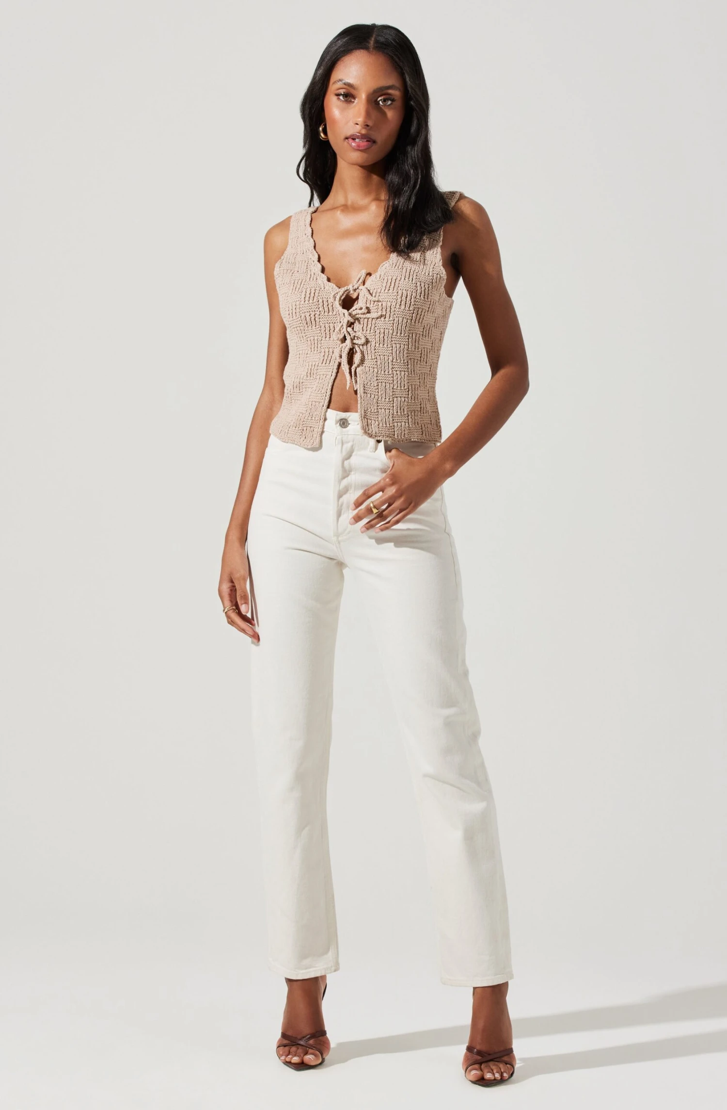 Crochet Front Tie Flyaway Top 4 Crochet Front Tie Flyaway Top - Image 2