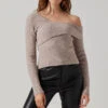 Asymmetrical Foldover Sweater