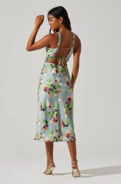 Sandrine Floral Halter Midi Dress -Sun Gaia Dresses Shop MicrosoftTeams image 33